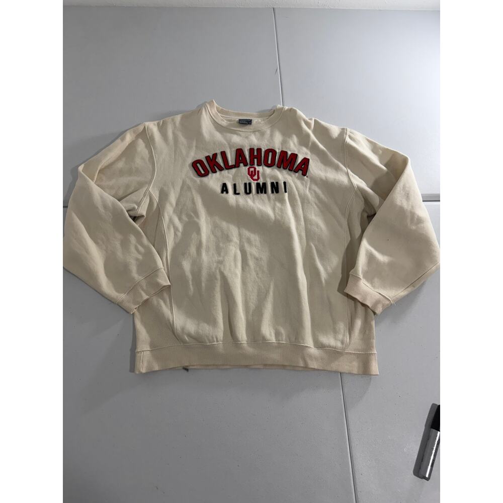 Oklahoma University Sooners Long Sleeve Sweater Size Large